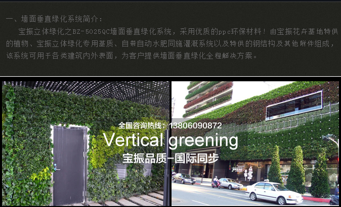 垂直绿化花盆在建设园林城市中起到重要作用